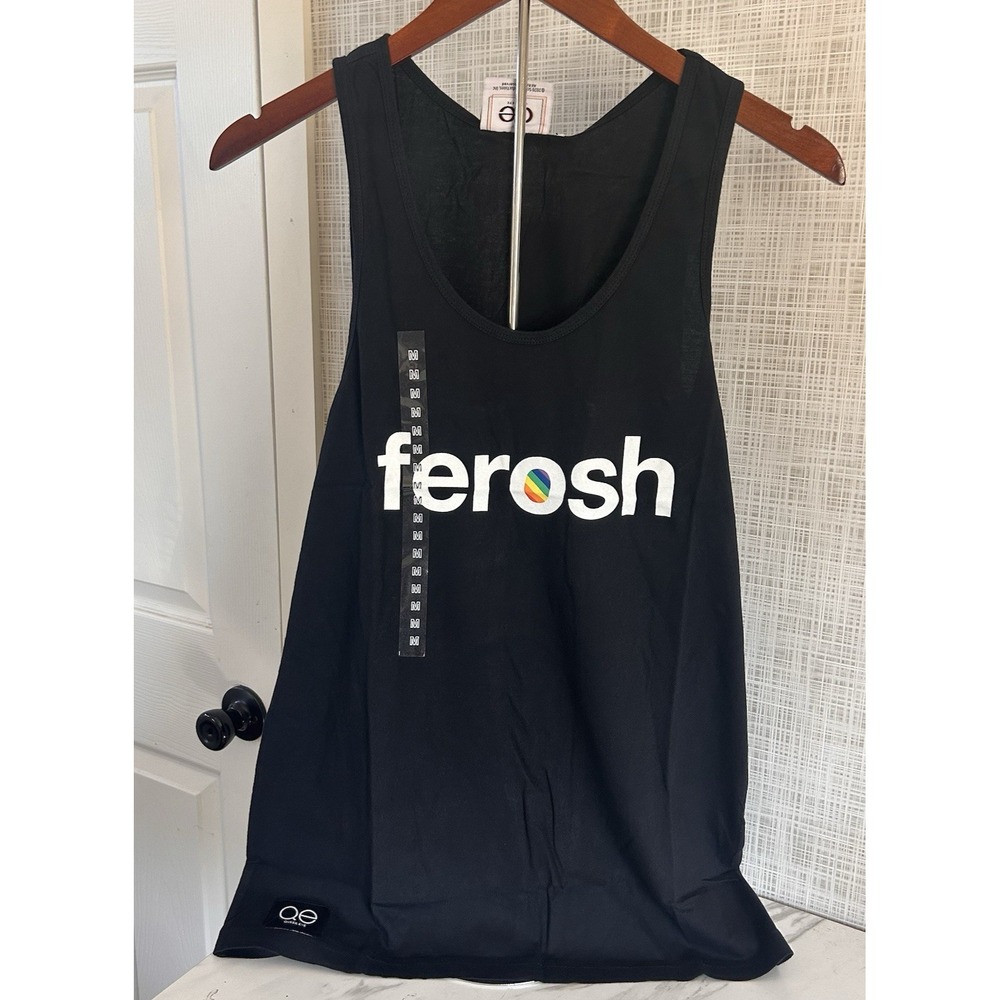 Queer Eye Tank Top Netflix Black‎ Ferosh Tank Medium New! LGBTQIA+ Rainbow BxOO
